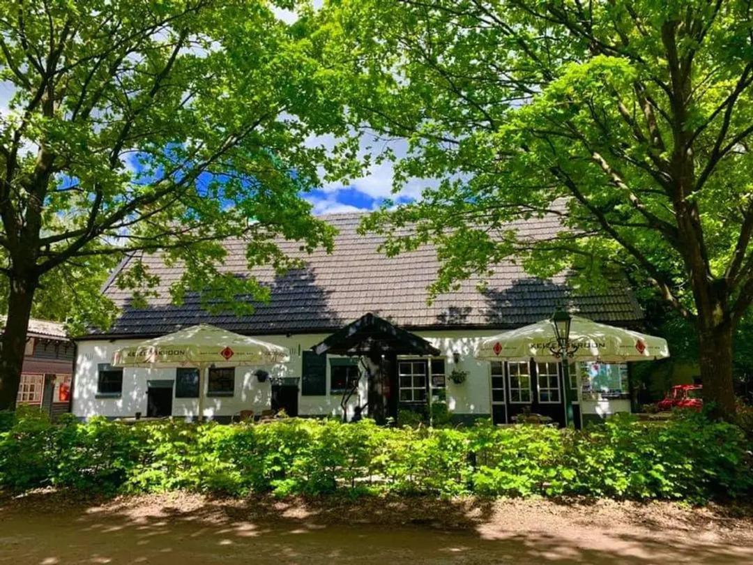 Modern Chalet In De Bossen Van De Veluwe 伊皮 外观 照片