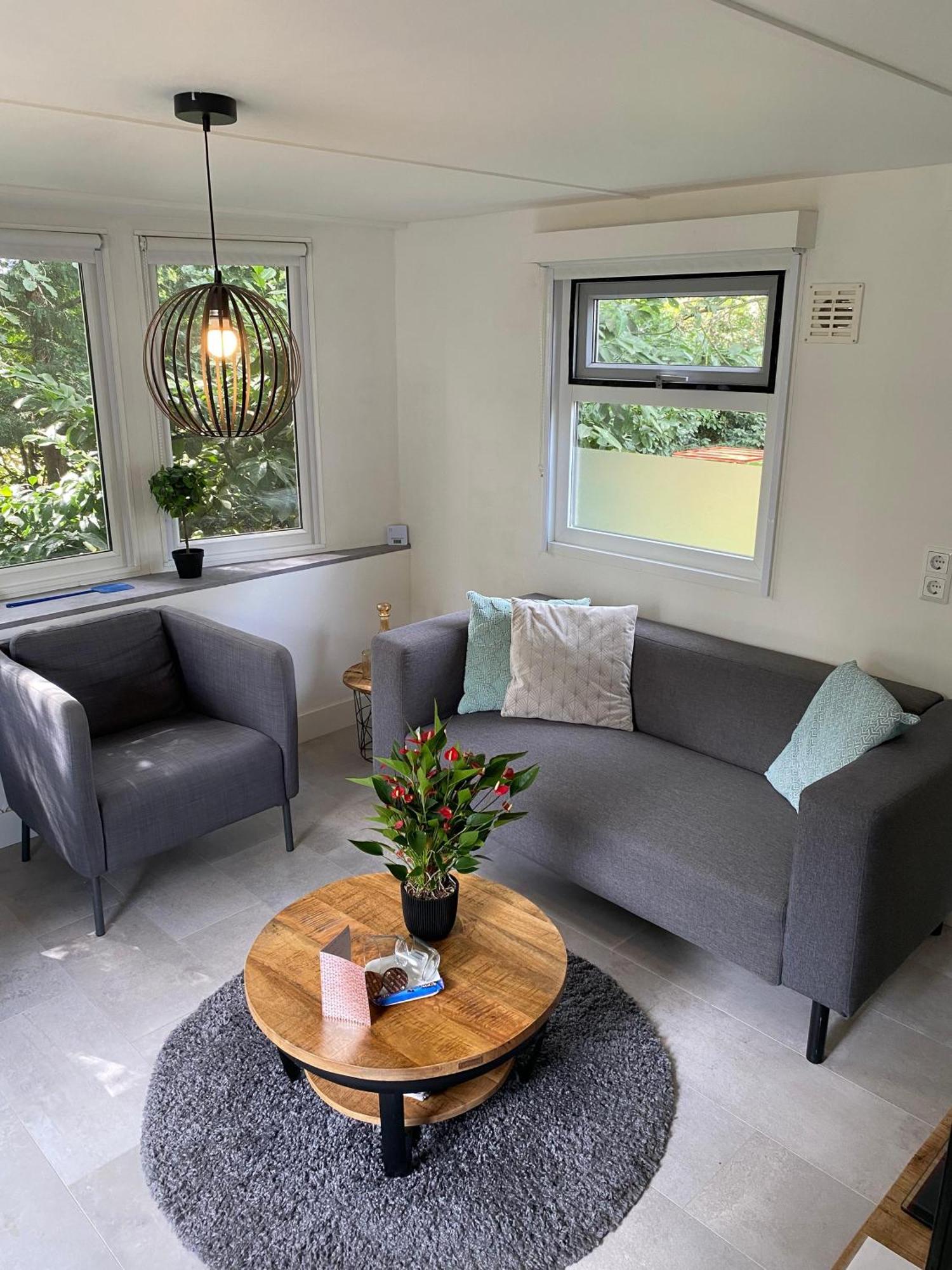 Modern Chalet In De Bossen Van De Veluwe 伊皮 外观 照片